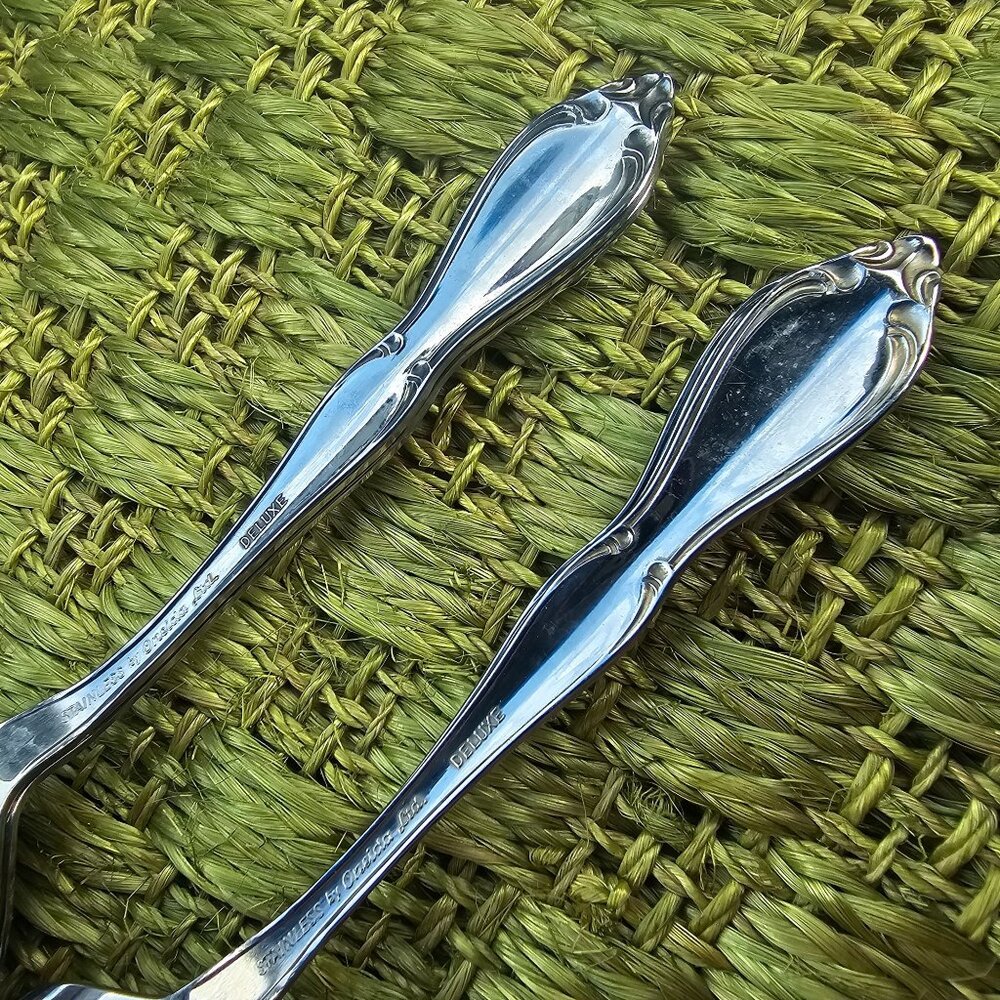 Oneida Strathmore Soup Spoon 6.5" stainless scrolls classic romantic timeless el - Picture 6 of 8